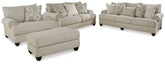 J&M Furniture - Ashley Furniture - Asanti Sofa, Loveseat, Oversized Chair and Ottoman - Sofa, Loveseat, Oversized Chair and Ottoman - 13201U4